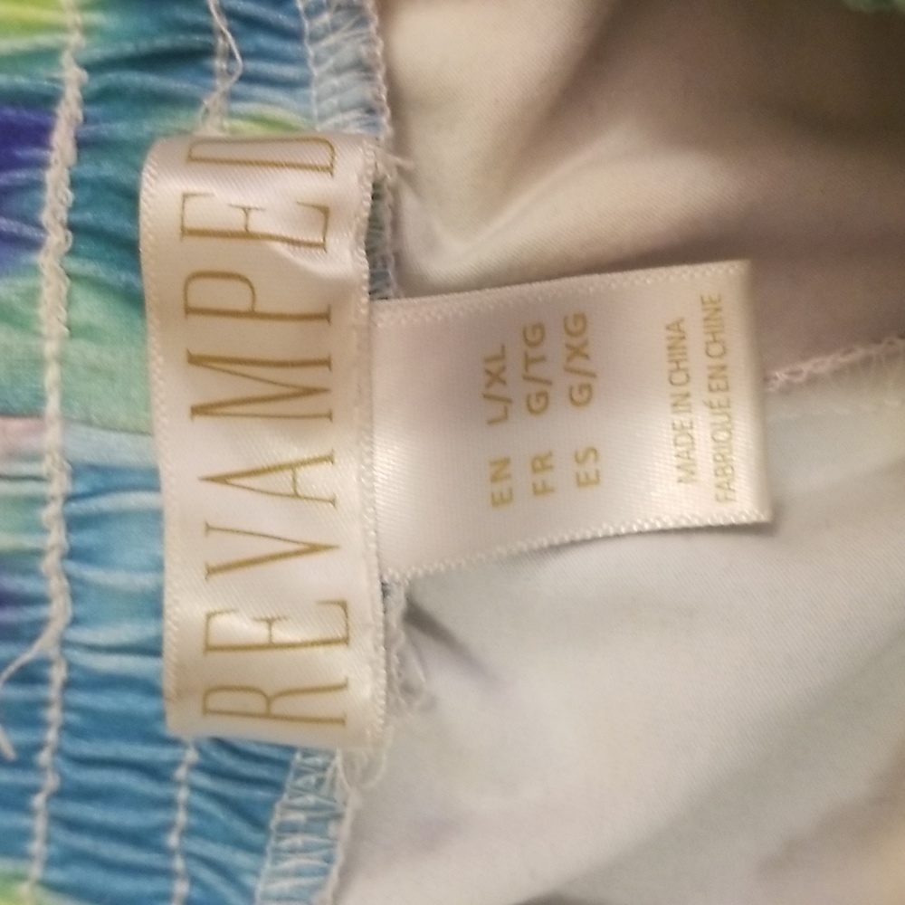 Tie dye high waisted shorts - Picture 2 of 3